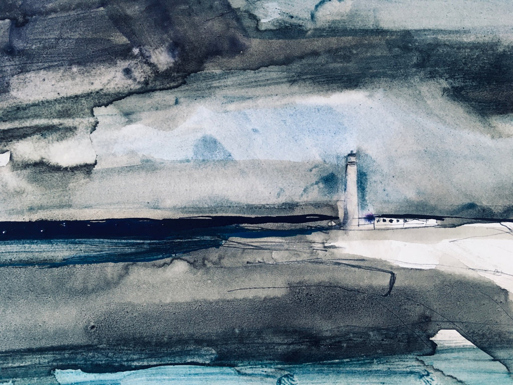 A3 Giclee Print, Barns Ness Lighthouse
